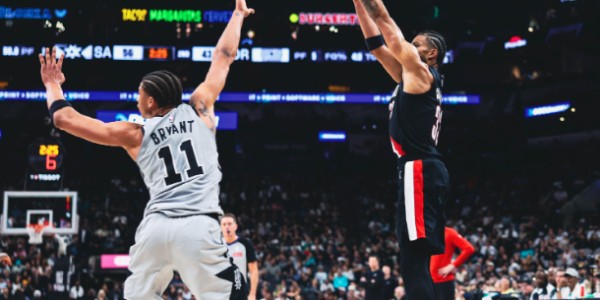 b体育-文班缺阵福克斯25+5+7+3，榜眼秀化身全能战士，马刺力克开拓者