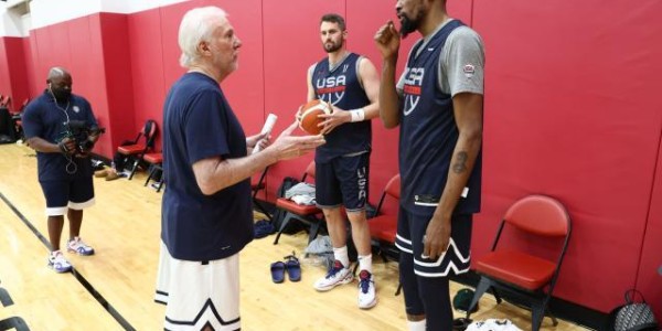 b体育-KD对美国队有多重要？波波：他要不来我就哭着求他