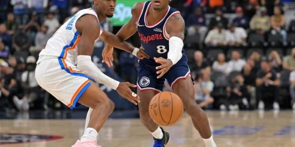 b体育-一边倒！快船落后卫冕冠军20分：全队三分哑火，伦纳德15分苦撑